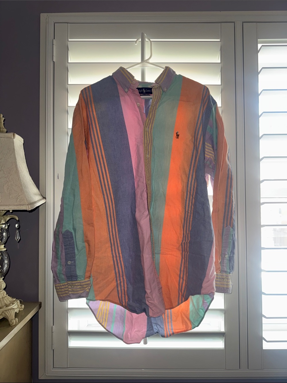 Ralph Lauren Multicolor Vertical Stripe Button-Down Shirt
